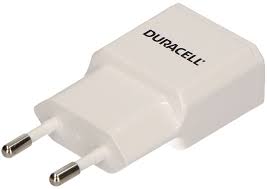 Duracell snellader USB 2,1a wit
